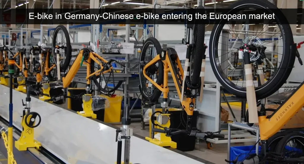 E-bike en Alemania - La bicicleta eléctrica china entra en el mercado europeo