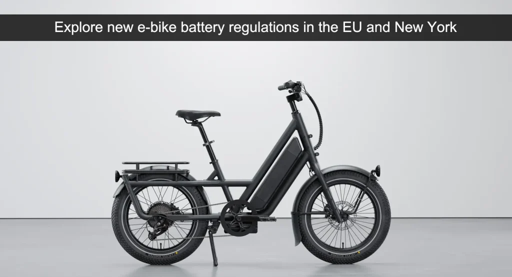Explore las nuevas normativas sobre baterías de bicicletas eléctricas en la UE y Nueva York