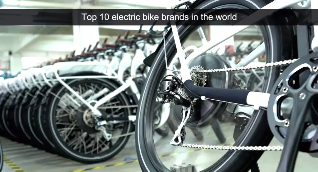 Top 10 elcykelmærker i verden