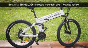 Best SAMEBIKE LO26-II electric mountain bike - test ride review