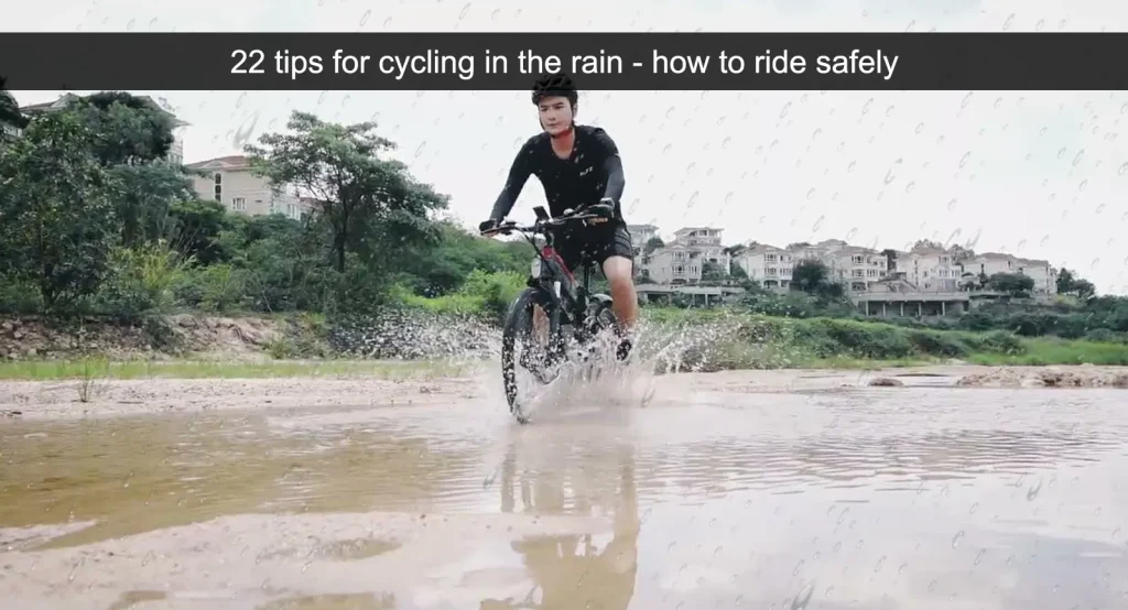 22 tips til cykling i regnvejr - sådan cykler du sikkert