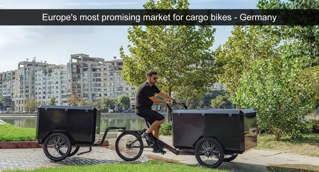 Alemania, el mercado europeo más prometedor para las bicicletas de carga