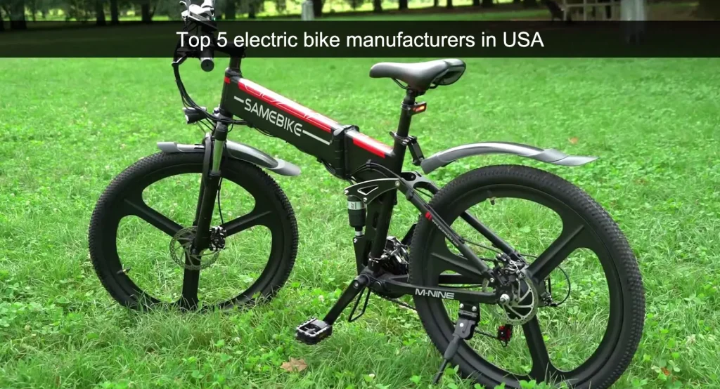 Top 5 producenter af elcykler i USA