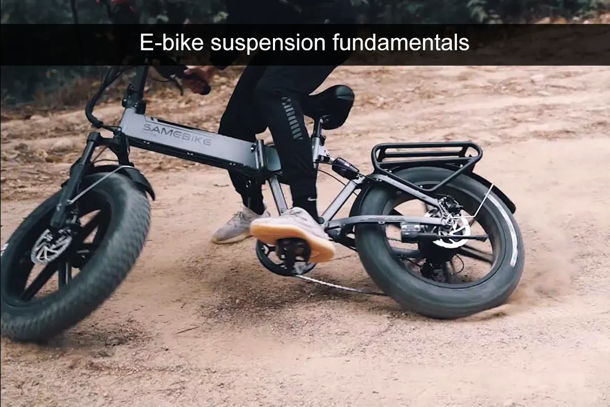 High Angle E Motorcycle Suspension Reference: E Bike Suspension In Business Applications All You Need To
