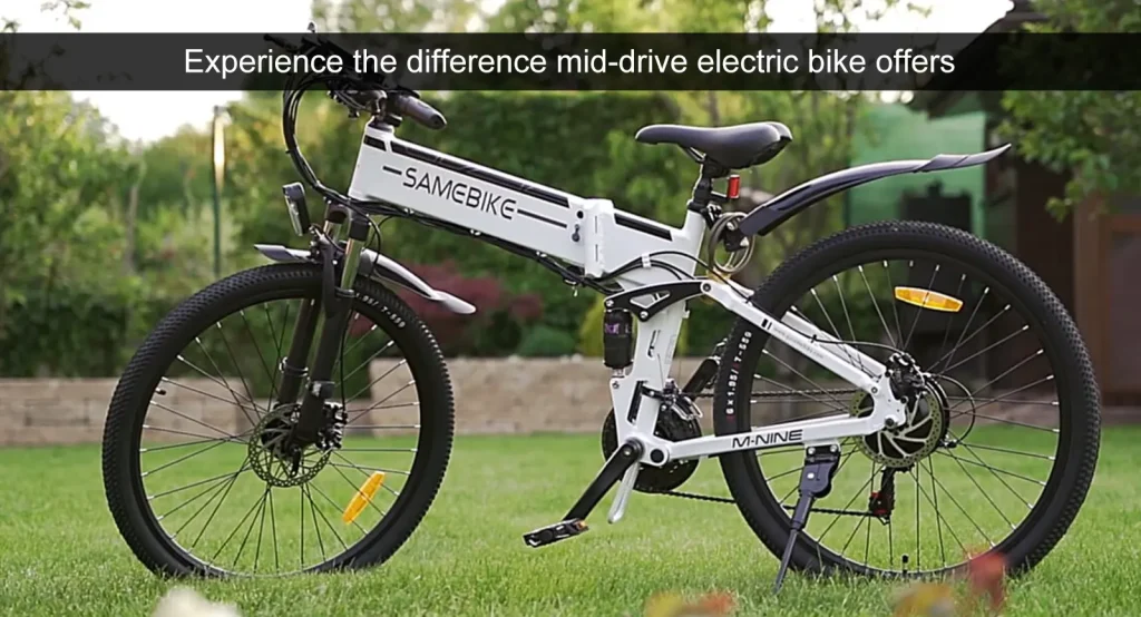 Oplev forskellen på en elektrisk cykel med mellemdrev-