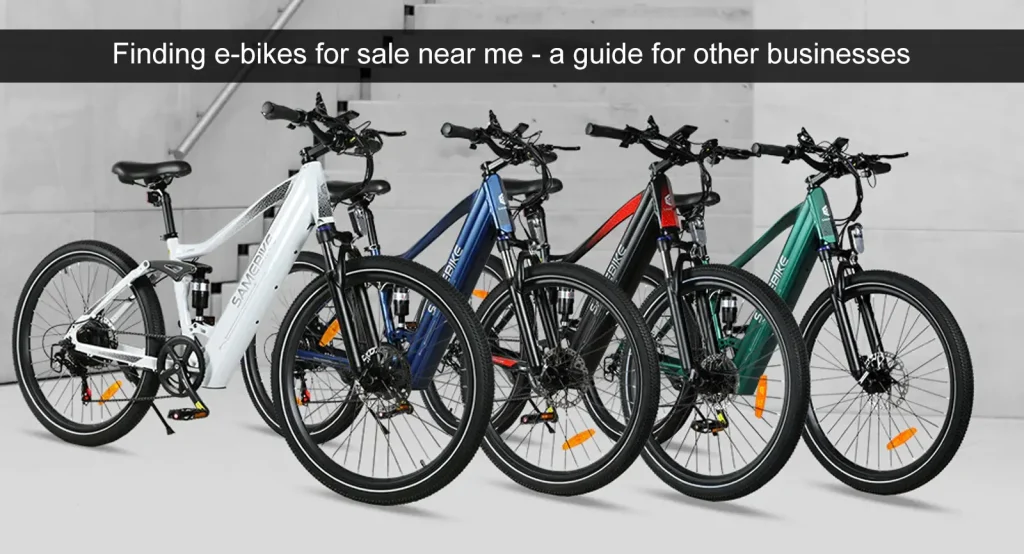 Find elcykler til salg i nærheden af mig - en guide til andre virksomheder