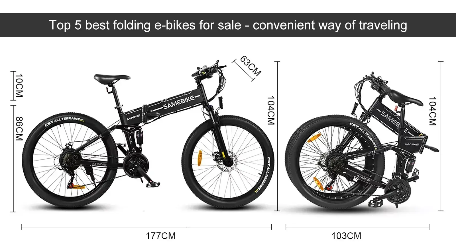 Top 5 des meilleurs vélos électriques pliables à vendre - un moyen de transport pratique