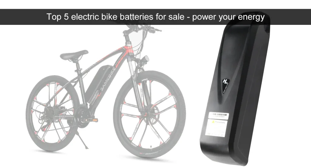 Top 5 elcykelbatterier til salg - strøm til din energi