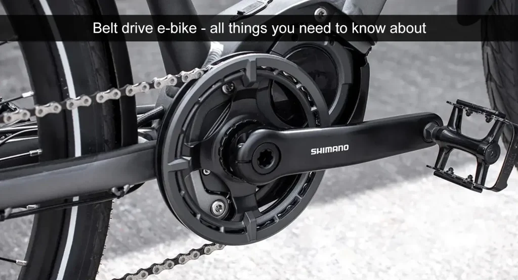 Vélo électrique à transmission par courroie - tout ce qu'il faut savoir