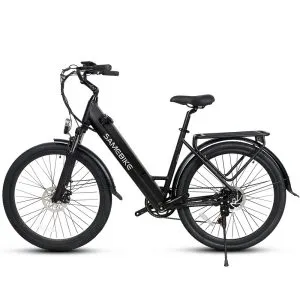 SAMEBIKE LVHLB26B 36V 10.4ah Batteria al litio signore Big Tire Bicicletta elettrica da città