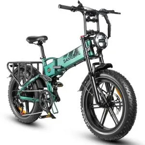 SAMEBIKE RS-A02 Off-road 48V 17Ah Fat Tire Suspension Folding Electric Bike4