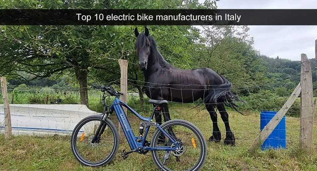 Top 10 sähköpyörän valmistajat Italiassa