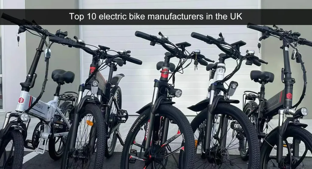 Top 10 sähköpyörävalmistajia Yhdistyneessä kuningaskunnassa