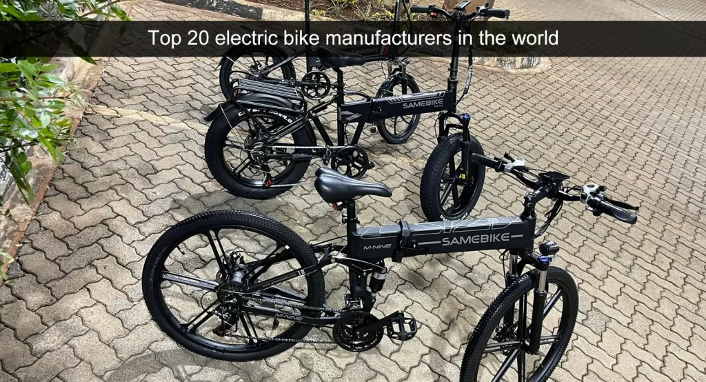 Top 20 maailman sähköpyörävalmistajia