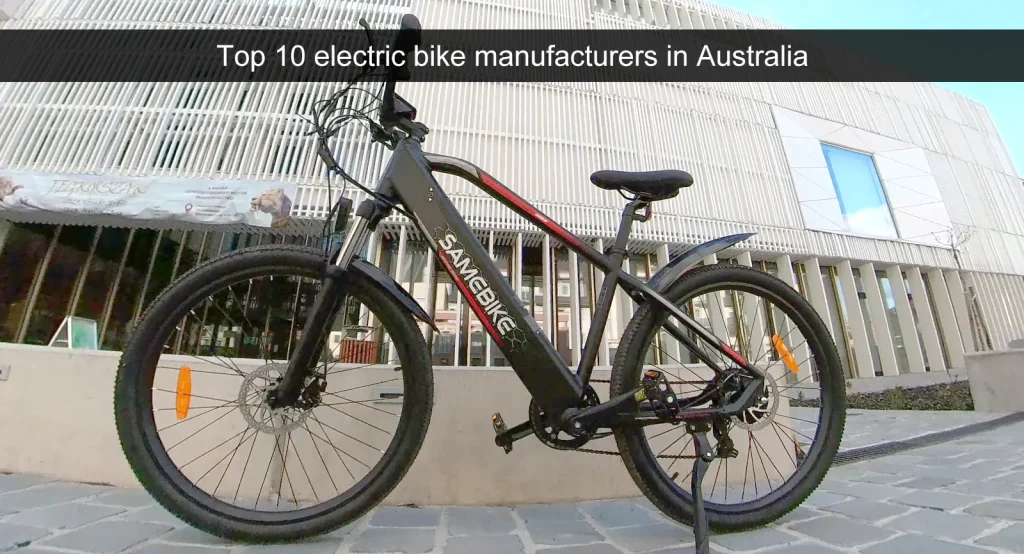 Top 10 sähköpyörän valmistajat Australiassa