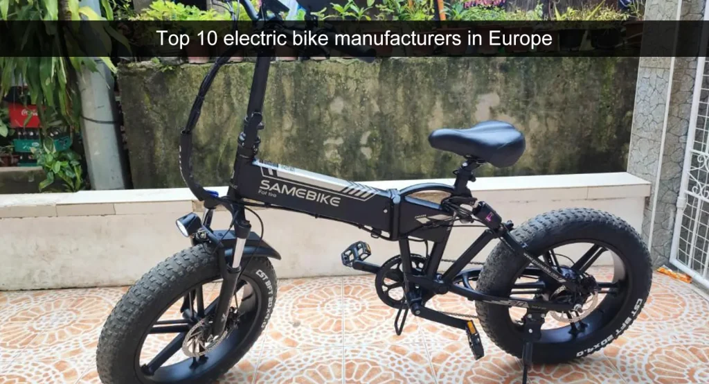 Top 10 sähköpyörän valmistajaa Euroopassa