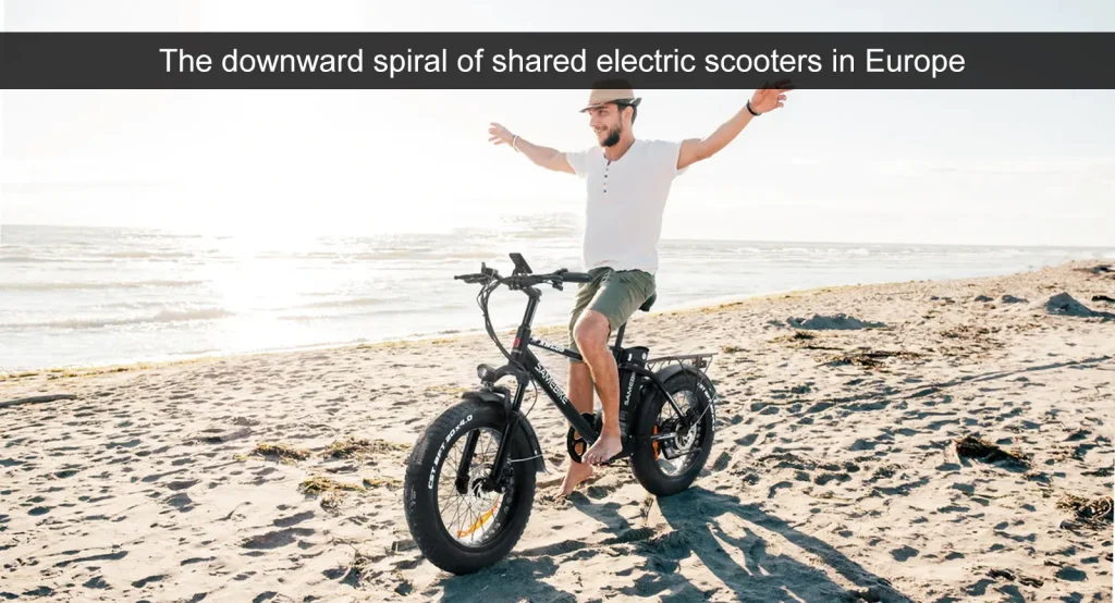La espiral descendente de los patinetes eléctricos compartidos en Europa