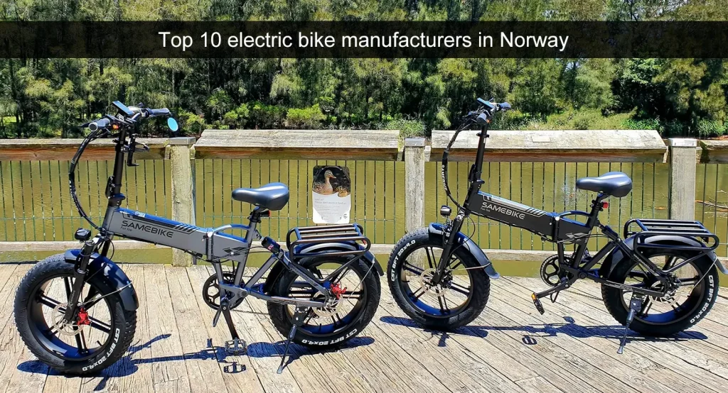 Top 10 sähköpyörän valmistajaa Norjassa