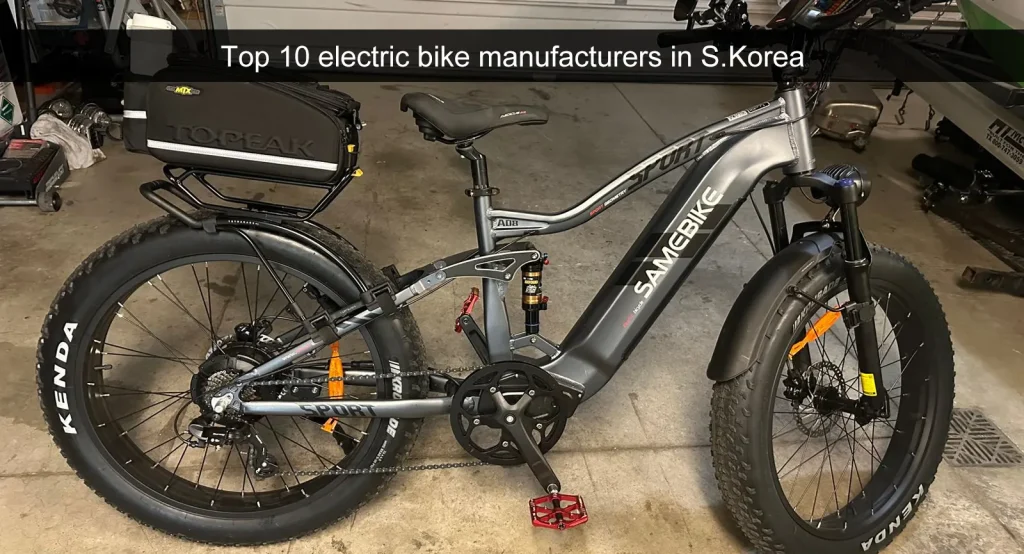 Top 10 sähköpyörän valmistajat Etelä-Koreassa