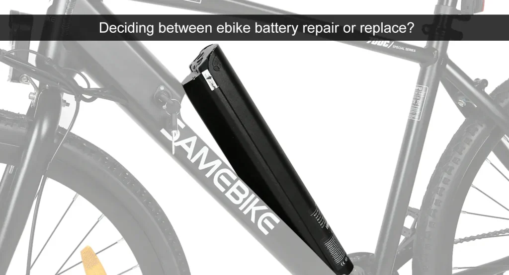 Beslutning om reparation eller udskiftning af elcykelbatteri