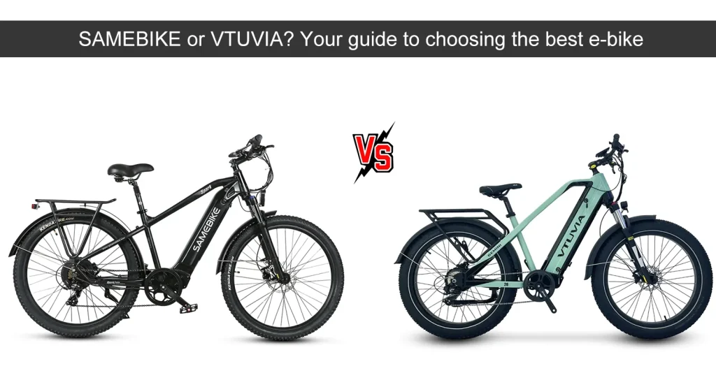 SAMEBIKE vs VTUVIA Din guide til at vælge den bedste elcykel