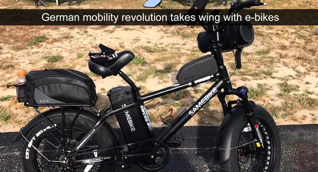 Duitse mobiliteitsrevolutie neemt vleugels met e-bikes