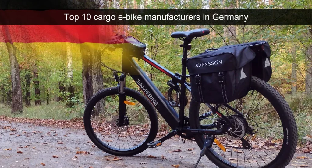 Les 10 premiers fabricants de vélos électriques cargo en Allemagne