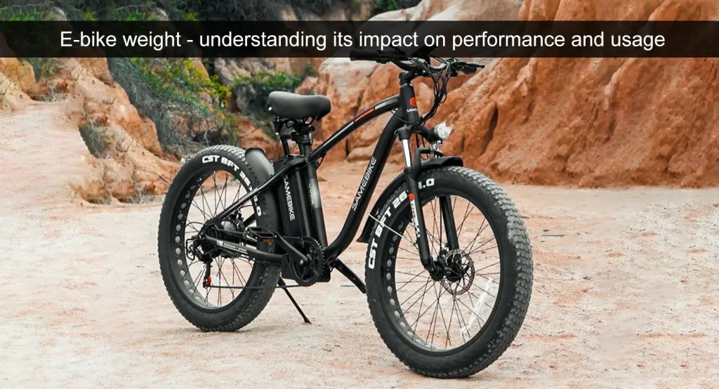 Elcyklens vægt - forstå dens indvirkning på ydeevne og brug