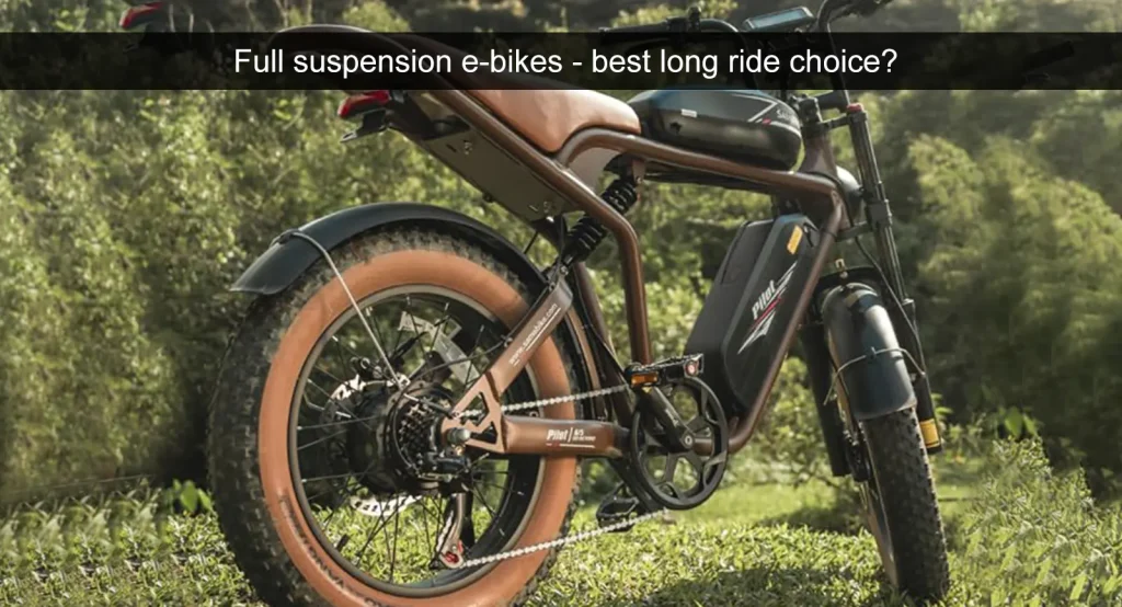 Elcykler med fuld affjedring - det bedste valg til lange ture